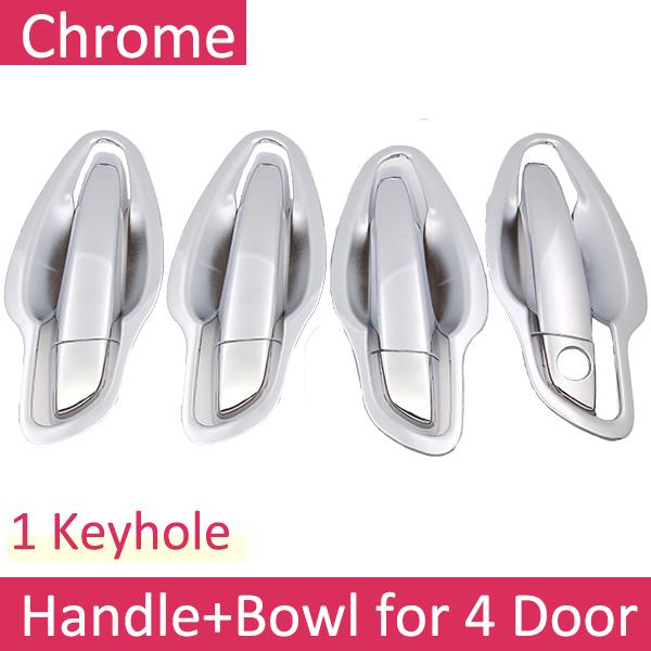 for Peugeot 508 SW ~ Luxuriou Chrome Exterior Door Handle Cover Car Accessories Stickers Trim Set