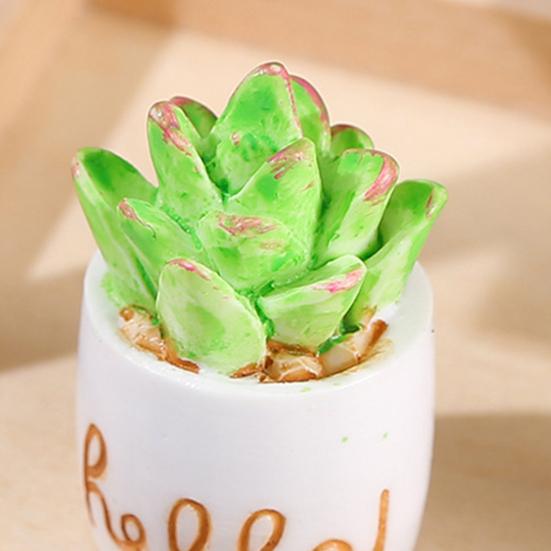 Привлекательное искусственное растение в горшке, не выцветающее, мини-легкое в уходе