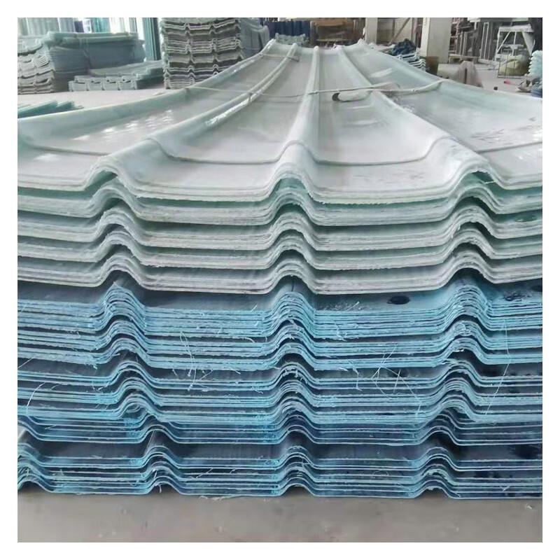 Gongfu Wavy Transparent Resin Roof Tile