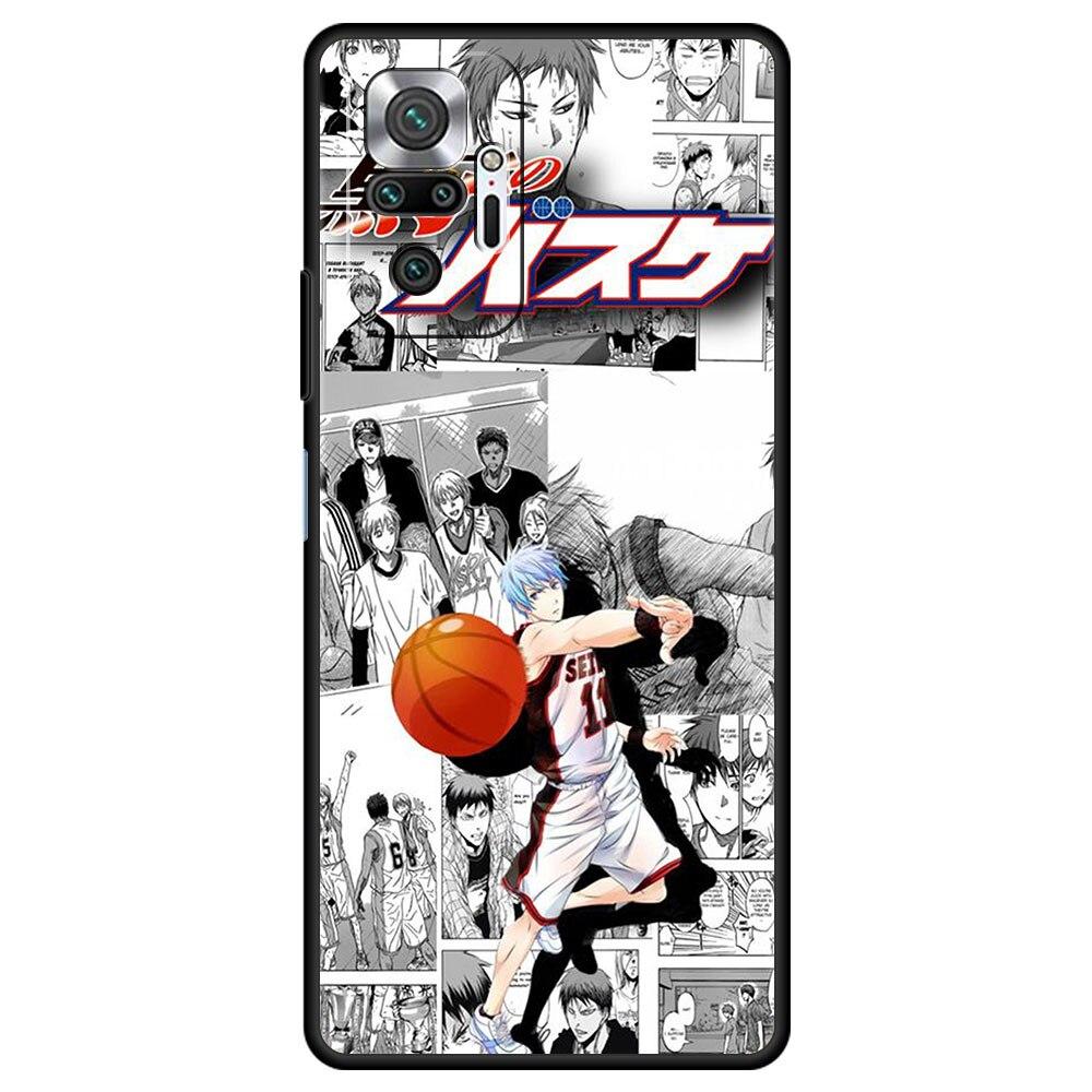 Case for Redmi 9 9a 10 8t 9c K40 for Xiaomi Redmi Note 11 10 9 Pro 11T 11proplus Cover 8pro 7 9S 9T Funda Kuroko No Basket