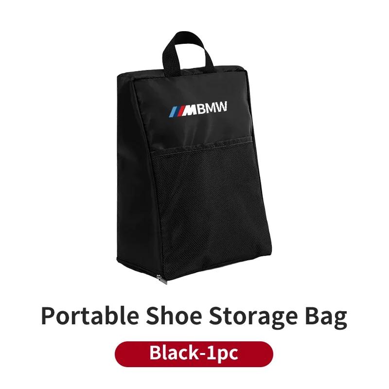 BIFL6 Hot Car Label Sneaker Organiser Portable Shoe Oxford Cloth Storage Bag Travel Accessories For BMW E46 E90 E60 F10 E39 F30 E