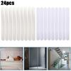 24 нескользящих наклейки для коврика для ванной, противоскользящие полоски для душа, защитная лента для пола