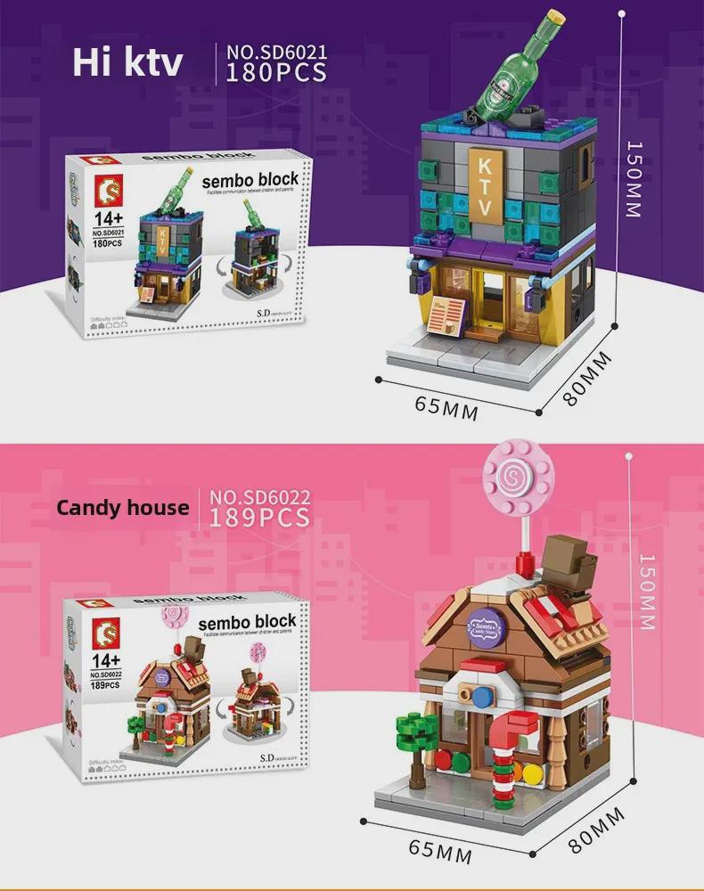 Мини-конструкторы Semper Street View: Совместимая с Lego игрушка для детей 6-16 лет