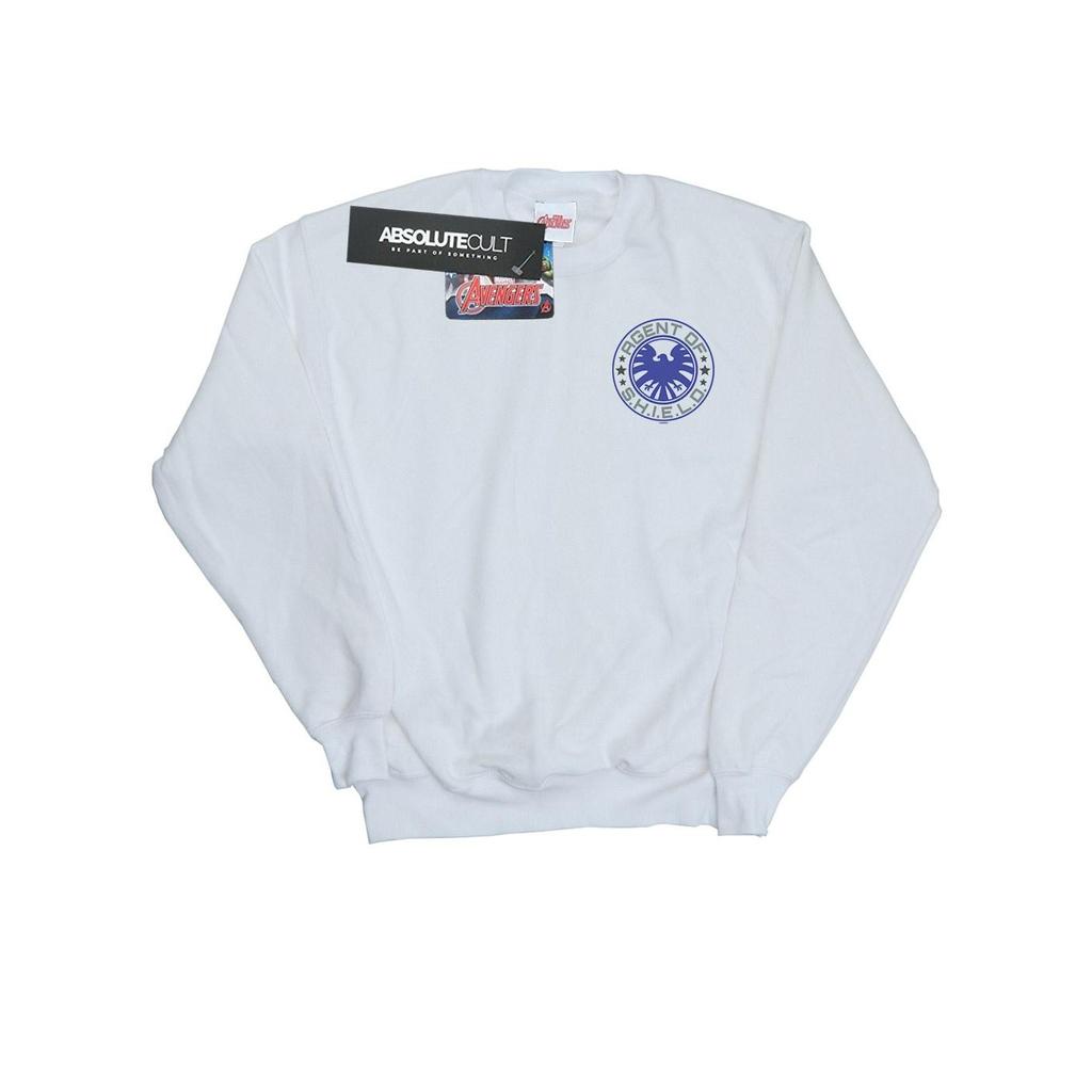 Marvel Mens Agents Of SHIELD Breast Print Sweatshirt