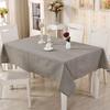 Modern Rectangular Cotton Linen Tablecloth Desktop Protective Cover Cloth Home Oil-proof Dust-proof Decoration Tablecloth