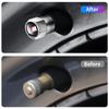 For BMW 5G314Pcs 3D Metal Tire Valve Cap Car Tyre Air Stem Cover For BMW M M3 M5 M6 X3 E46 E90 F30 G20 E36 E34 X6 G20 G30 Accessories