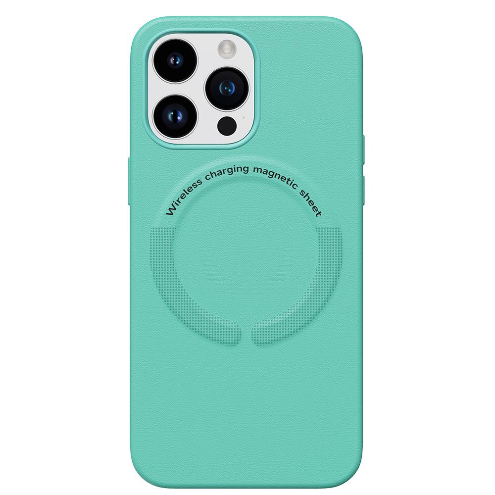 Кожаный чехол для Magsafe с беспроводной зарядкой iPhone 15 14 13 Pro Max 12 13 Pro 14 Pro iPhone14 противоударный чехол для телефона Капа
