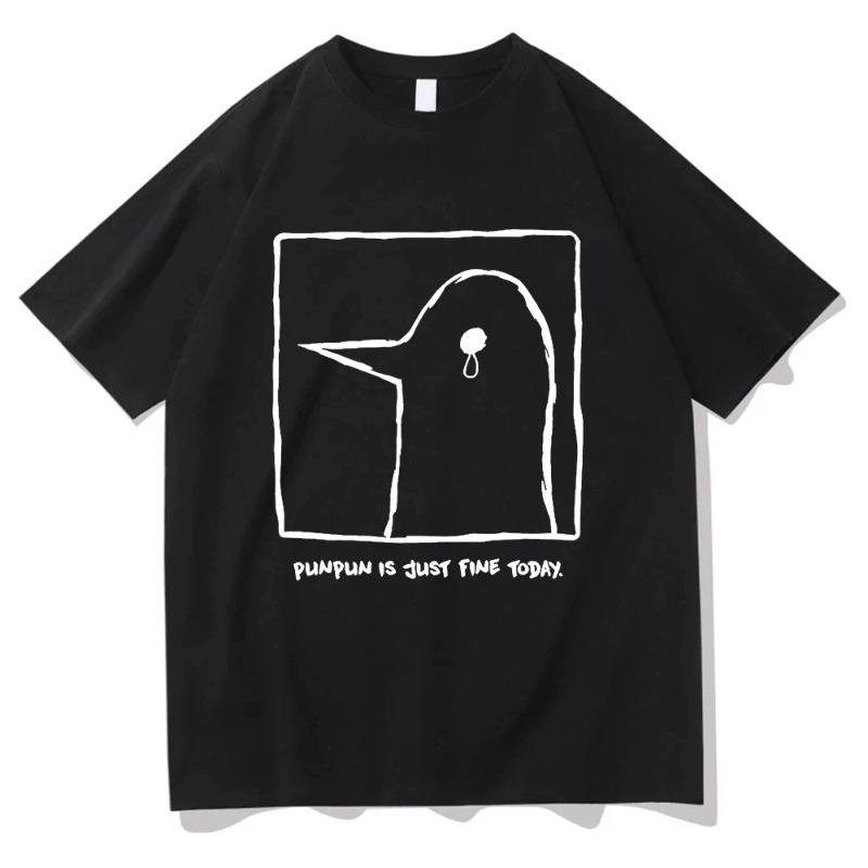 Мужская хлопковая футболка с принтом Oyasumi Punpun, эстетичная уличная одежда Харадзюку, футболка с рисунком, винтажная мужская футболка с аниме-принтом