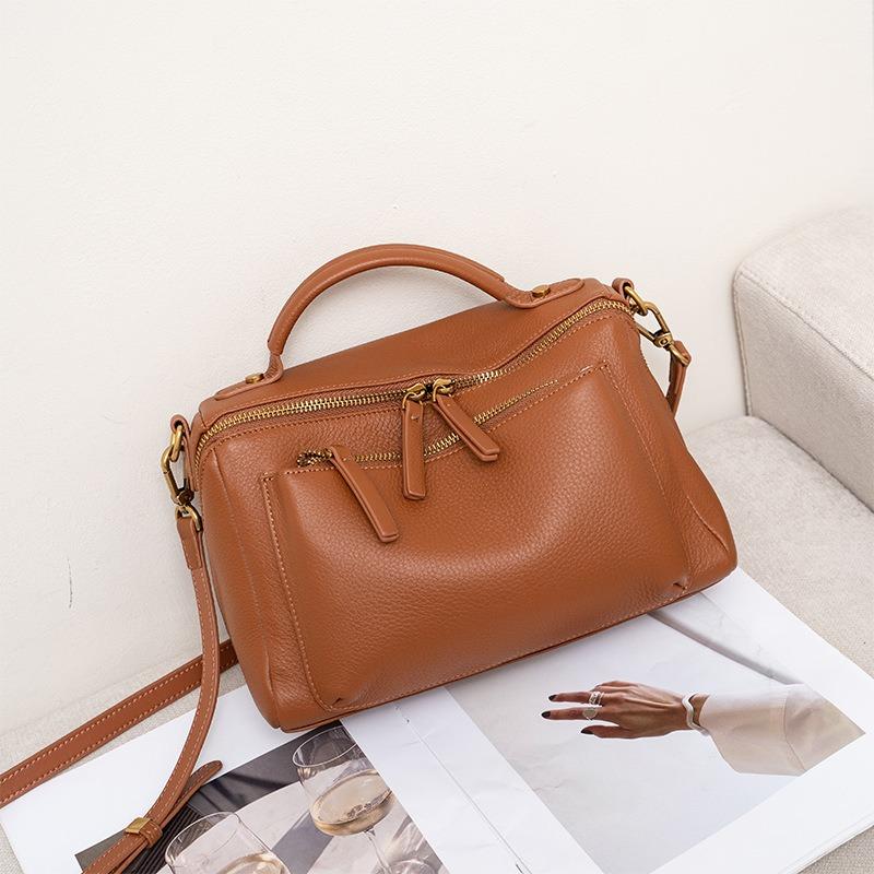 Женская сумка из натуральной кожи первого слоя, модная универсальная сумка из высококачественной фактурной кожи