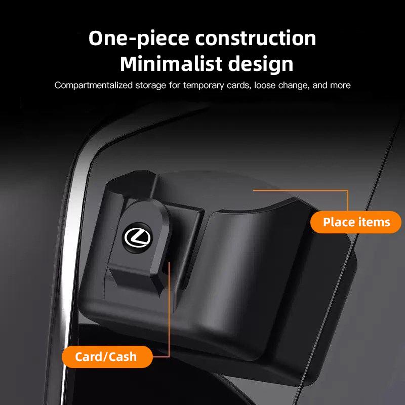 Car Key Storage Box Organizer Sunglasses Card Holder Clip Valve Cap For Lexus F SPORT ES LM GS IS NX RX LX RZ IS250 IS430 RX300QF2
