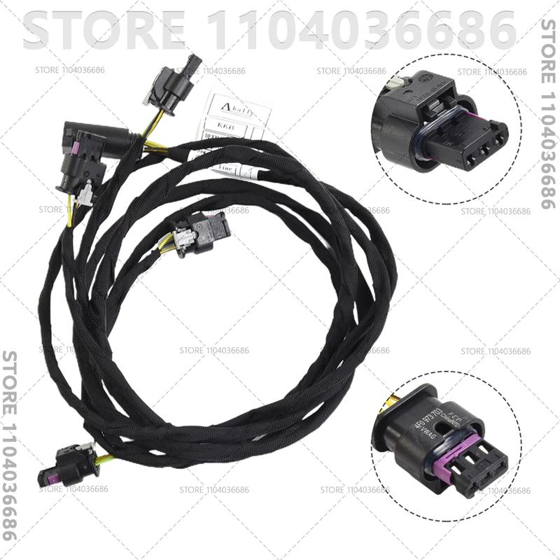 For 2013-2018 BMW 3/4 Series F30 F31 F32 F33 F34 F80 F82 F83 Front Bumper Parking Sensor Wiring Harness PDC Cable Plastic Metal