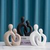 Modern Couple Desktop Ornaments Abstract Handmade Bedroom Entrance Hug Sculpture Figure Nordic Home