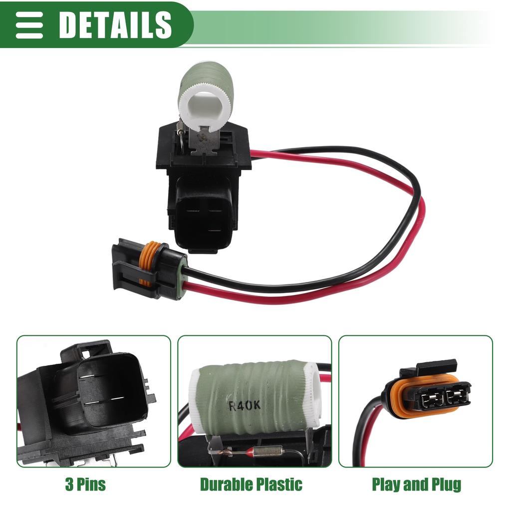 Motoforti Жгут проводов двигателя вентилятора охлаждения двигателя Модуль управления вентилятором охлаждения для Dodge Charger Challenger 2009-2021 Пластик № 68050128AA Черный