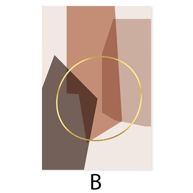 Современная абстрактная геометрическая картина на холсте, офисная настенная живопись, декоративные картины, печать плакатов для интерьера гостиной, домашний декор