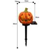 1 шт. Хэллоуин Тыква Садовые Солнечные Фонари Колышки для Наружных Хэллоуин Украшений Садовый Дисплей Декор для Веранды