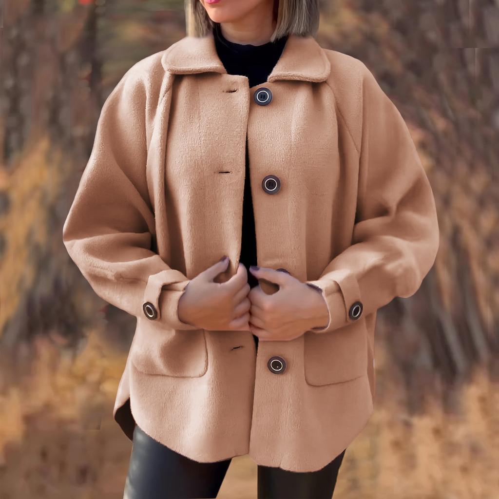 Женское длинное шерстяное женское пальто с завязками на талии и двойной пряжкой