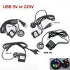 5 В USB 220 В 2,5 Вт 3 Вт 5 Вт Аквариумный погружной водяной насос со светодиодной подсветкой для аквариума, фонтана, пруда, вилка ЕС Aquario Pumps Aquatic Pet