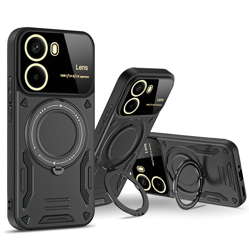 For POCO X7 Pro 5G Case Luxury Armor Magnetic Ring Case For Xiaomi POCO X7Pro Poko Little X7 Pro Magsafe Wireless Charging Cover