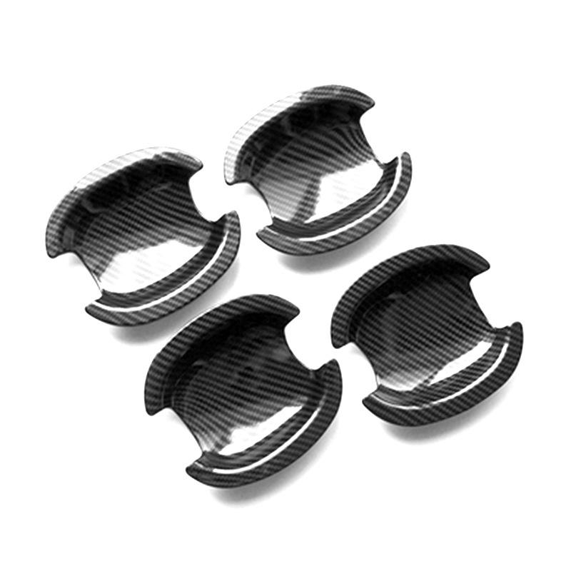 Car Door Handle Cover Trim Overlay Sticker Protector For VW Sagitar Jetta A6 2012-2017 Gloss Black Auto Exterior Parts
