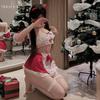 Shuo Yao Sexy Red Christmas Maid Lingerie Set - Women's Temptation Sleepwear 016