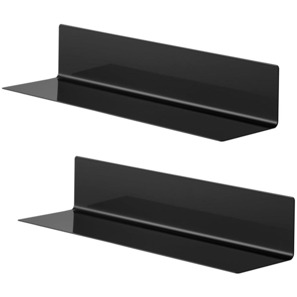 Yamazaki Film Hooks for Kitchen Set of 10411 X 2 Shelves, Wide, 2, Tower, Black,