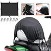 Waterproof Elastic Motorcycle Luggage Cover Cargo Net Helmet Holder Tail Bag Oil Tank Cover 6 Hooks Motor Motorcycle Accessories