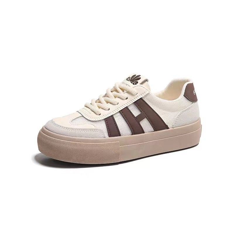 Summer Thick-soled White Shoes Women's New Mesh Shoes All-match Breathable Mesh Casual Board Shoes Explosive Women's Shoes