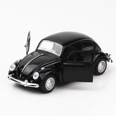 Классический 1967 Volkswagen VW Classic Beetle Bug, винтажный масштаб 1/36, литой под давлением металл, модель автомобиля с откидной спинкой, игрушка для подарка/детей
