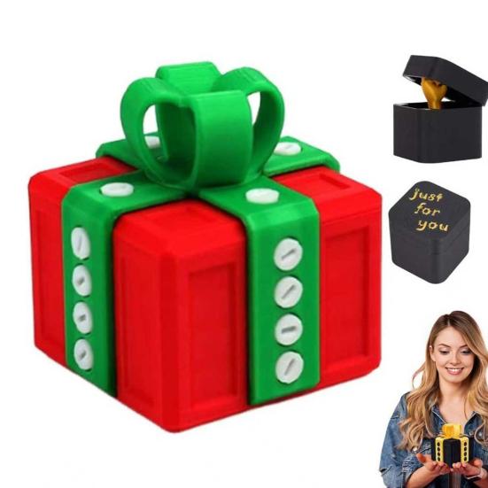 Надоедливый набор подарочных коробок с сюрпризом в виде интерактивной 3D-головоломки с пальцем, винтовой головоломки, двойной коробки для хранения, подарочной коробки для розыгрышей на дни рождения, Рождество, Хэллоуин