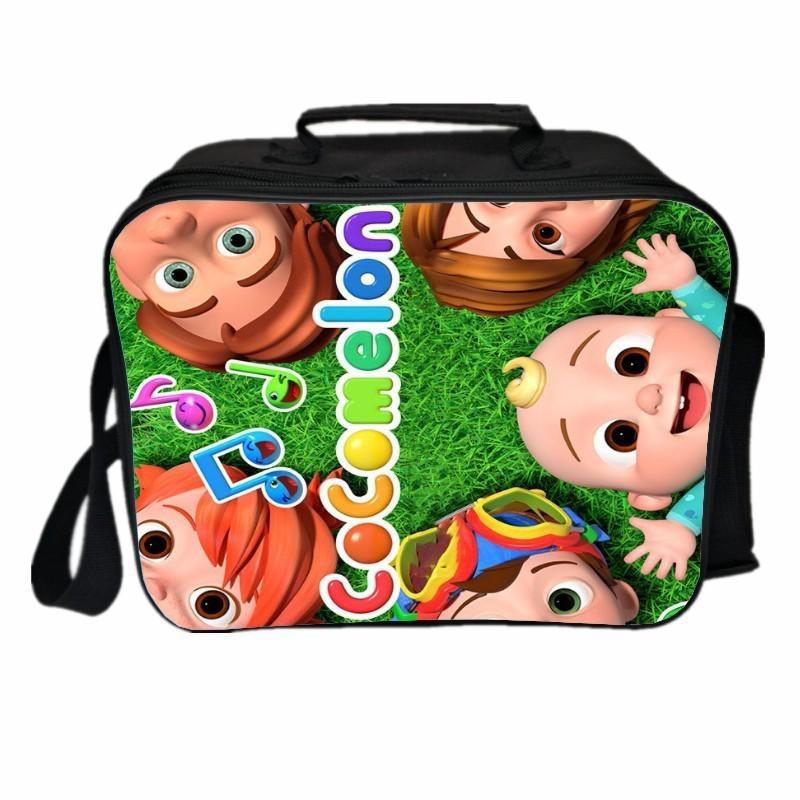 Cocomelon Insulated Lunch Box Bag With Large Capacity For Childrens Outdoor Adventures