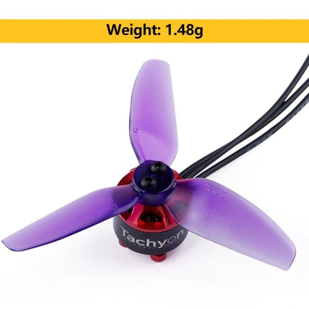 2Pairs New PC Prop T3X3X3 Propeller 3inch Drop-proof 3030 3-Blade Props 3 Blades Forward and Reverse Propeller Drone CineLog