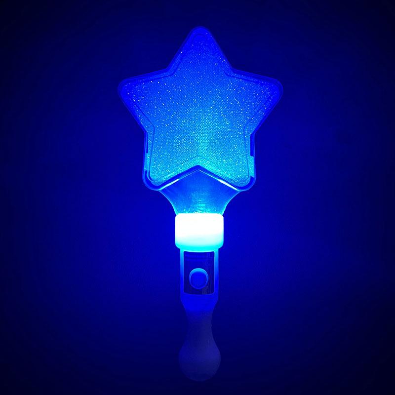 Glowing Five-Pointed Star Cheer Sticks - Custom Party Props