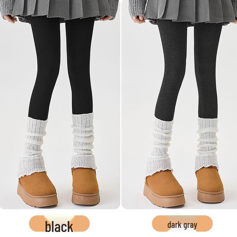 JIAZINI Женские серые микрокомпрессионные утягивающие леггинсы - на флисовой подкладке, не скользят, идеально подходят для весны и осени/зимы.