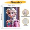 Disney Frozen Elsa oil painting handmade painting kit diy home room decoration gift
