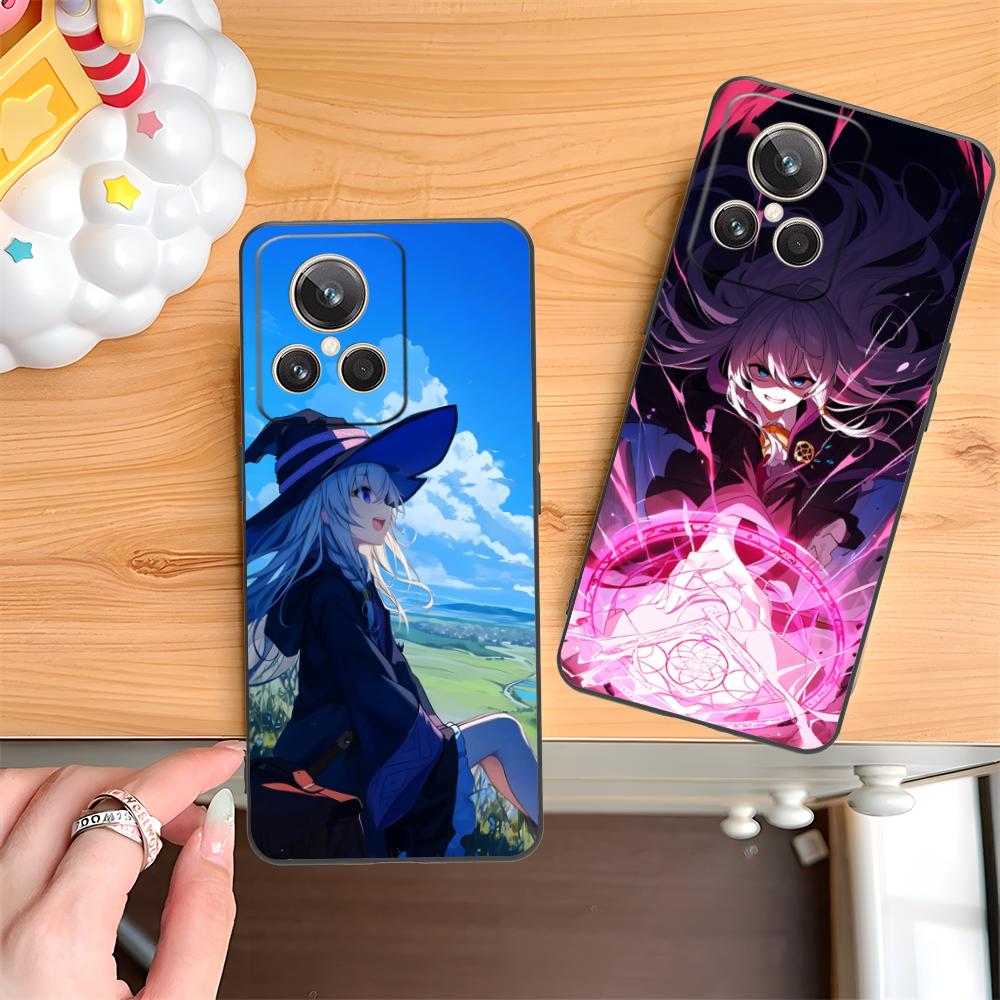 Чехол для мобильного телефона Wandering Witch Elaina из матового ТПУ для Realme 15 14 13 12 11 10 9 Pro Plus T i Lite 5G, цветной печатный чехол