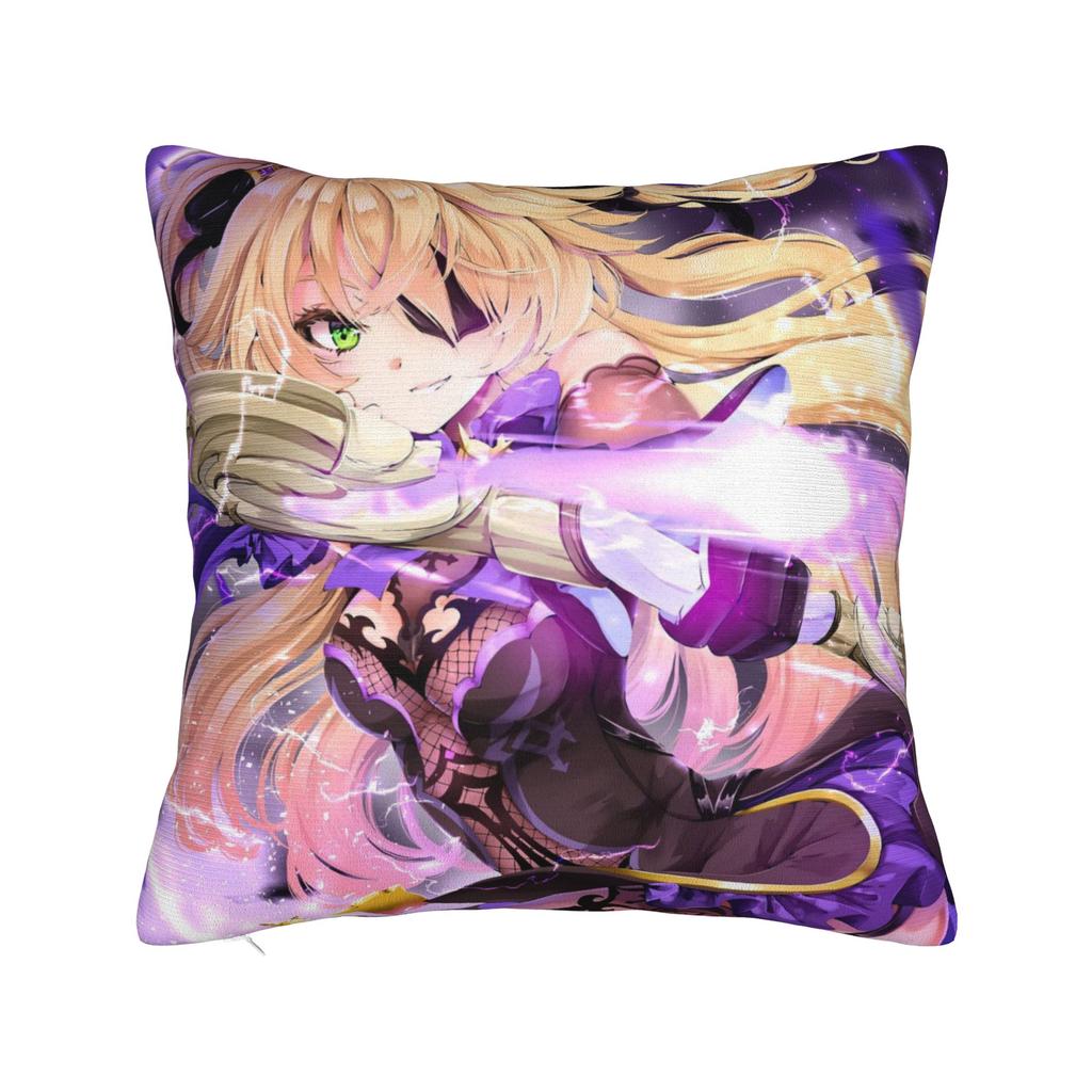 Genshin Sucrose Pillowcase Printed Fabric Cushion Cover Decorations kawaii game anime online games Pillow Case Cover Home Zipper