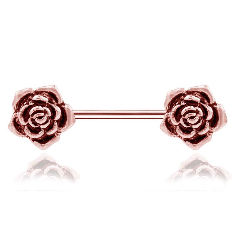 Ювелирные изделия из нержавеющей стали, корейские популярные ретро-гальванические ногти с розовым грудным молоком