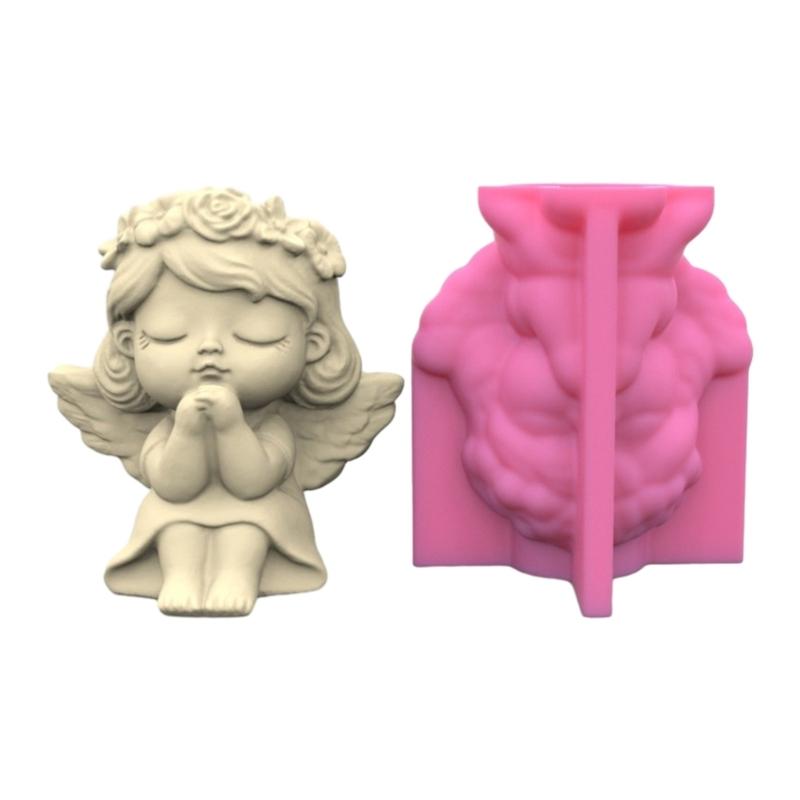 Силиконовая форма для цветочного горшка, бетонная цементная форма для горшка для растений, форма для цветочного горшка, форма для эпоксидной смолы, держатель для кистей для макияжа, форма-органайзер