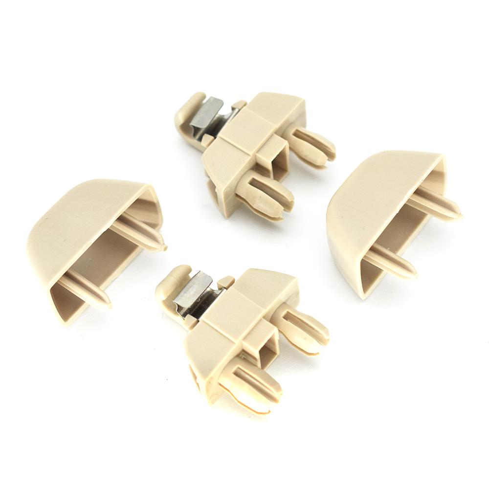 2x For SKODA CITIGO RAPID FABIA NJ KAMIQ KAROQ KODIAQ OCTAVIA 5E A7 SUPERB 3V Car Sun Visor Clips Holder Bracket Hook