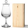 125ml Whiskey Tasting Glass, Brandy Glass with Lid, Artisanal Wooden Gift Box Set with Drawer