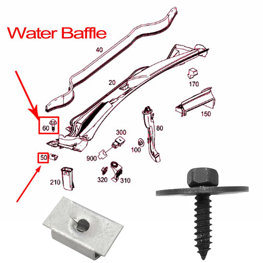 20x для MERCEDES BENZ CES SL SLK W204 W203 крышка поддона двигателя брызговик винты шайбы гайки болт A2019900536 A0019949845