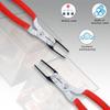 2 PCS Relay Tester, Electrical Disconnect Pliers, Automotive Relay Fmm Fuses Puller Tool, Automotive Relay Tester (Red)