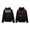 Oversized Hooded Zip-Up Sweatshirt Men Streetwear Casual Pullover With Letter Print Cotton Blend Loose Fit Fall