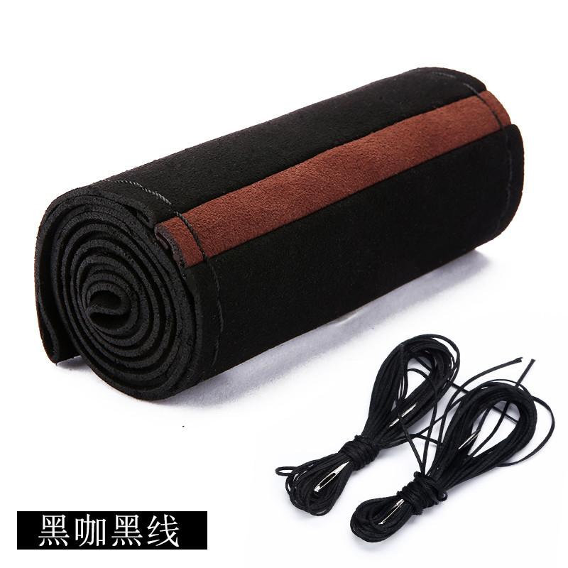 Чехол на руль автомобиля из искусственной замши, универсальный, 15 дюймов, аксессуары для автомобиля своими руками, мягкий, износостойкий чехол на руль