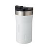 CB Japan KARIBA Tumbler with Lid, Vacuum Insulated, Stainless Steel, Double-Walled, White, 350ml, Locking Mouth, SANTECO