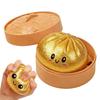 Сенсорная игрушка-антистресс в форме парового пельменя Squishiess Dumplings Шарики-антистресс Сенсорная игрушка-фиджет Быстроотскакивающая игрушка для снятия стресса