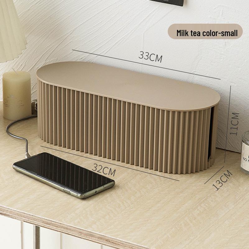 Органайзер для трансграничного электрического удлинителя: Пылезащитный короб для прокладки кабелей для хранения на рабочем столе