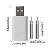 2 в 1 CR322 Система зарядки Двойной USB-порт Дизайн Для рыболовных поплавков Батареи в комплекте