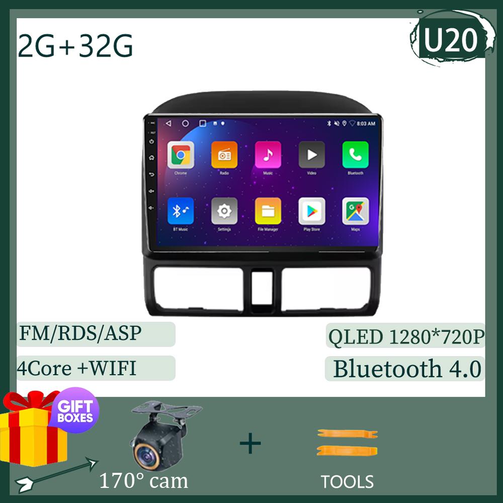 Android 14 Для Honda CR-V CRV 2 2001 - 2006 Мультимедийный Автомобильный GPS Плеер Навигация Радио Стерео 5G CPU BT БЕЗ 2DIN DVD WIFI HDR