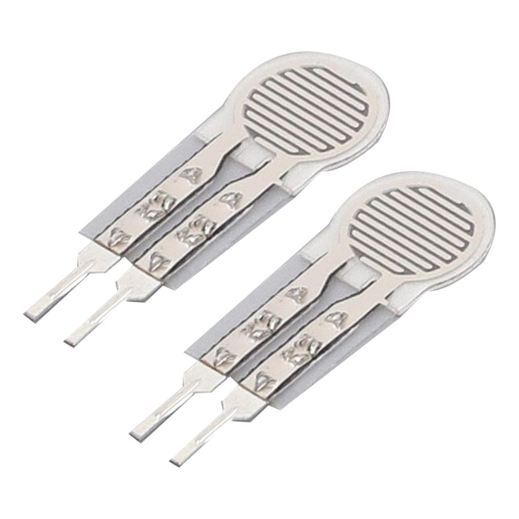 2 шт. Тонкопленочный датчик давления Силочувствительный резистор Резистивный тип Гибкий тензодатчик